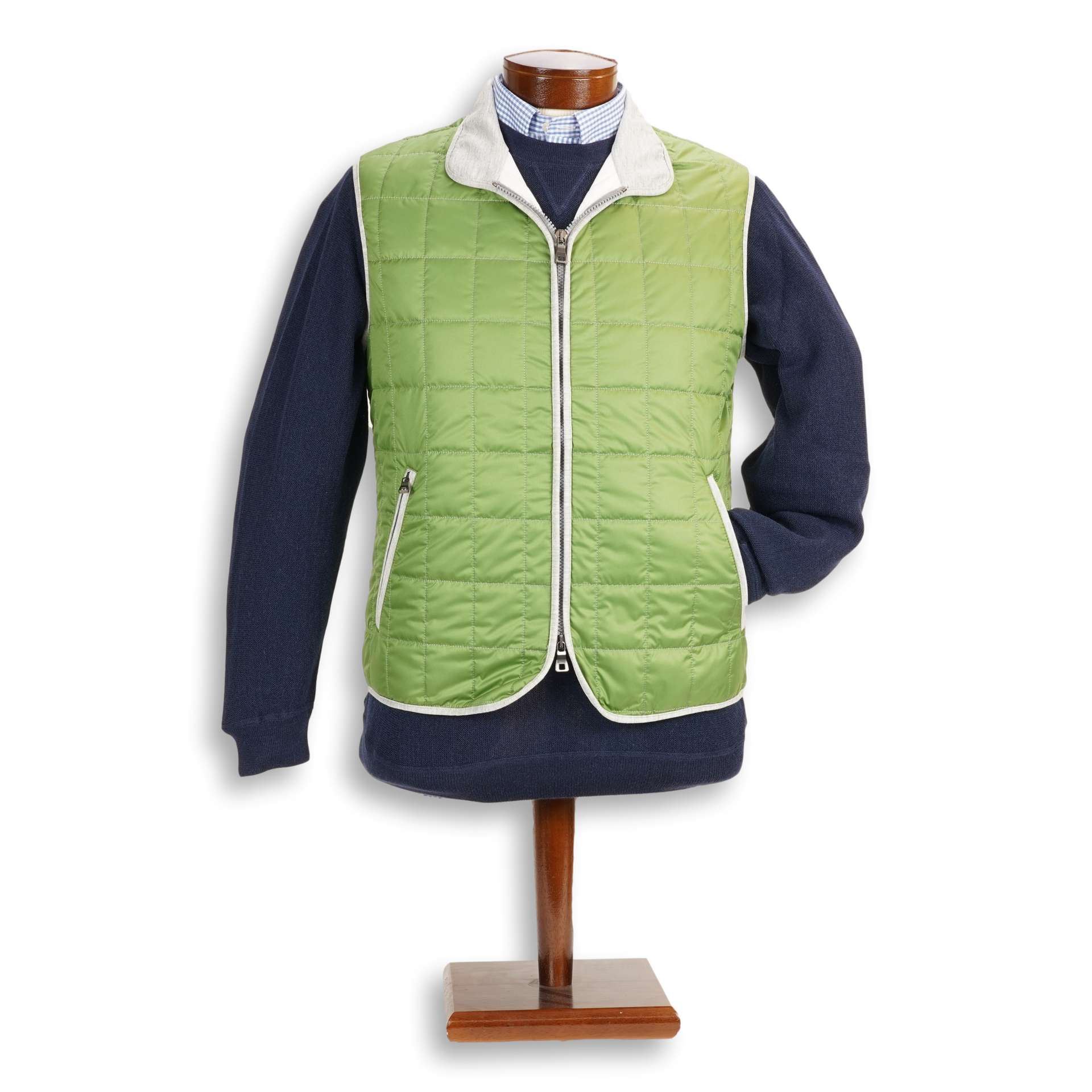 ジャケット・アウター PWA TWO-FACE QUILTED VEST Fern Green Theo Waterville Quilted Vest – The Andover Shop