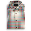 Red, Olive, and Light Blue Tattersall Viyella Sport Shirt