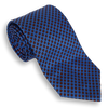 Atlantic Blue with Diamond Motif Silk Tie
