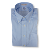 Blue and White Stripe Button Down Dress Shirt