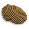 Tan, Green, Red, and Orange District Check Wool Cap