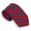 Red with Blue Shield Twill Tie