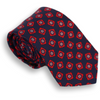 Navy with Red Shield Twill Tie