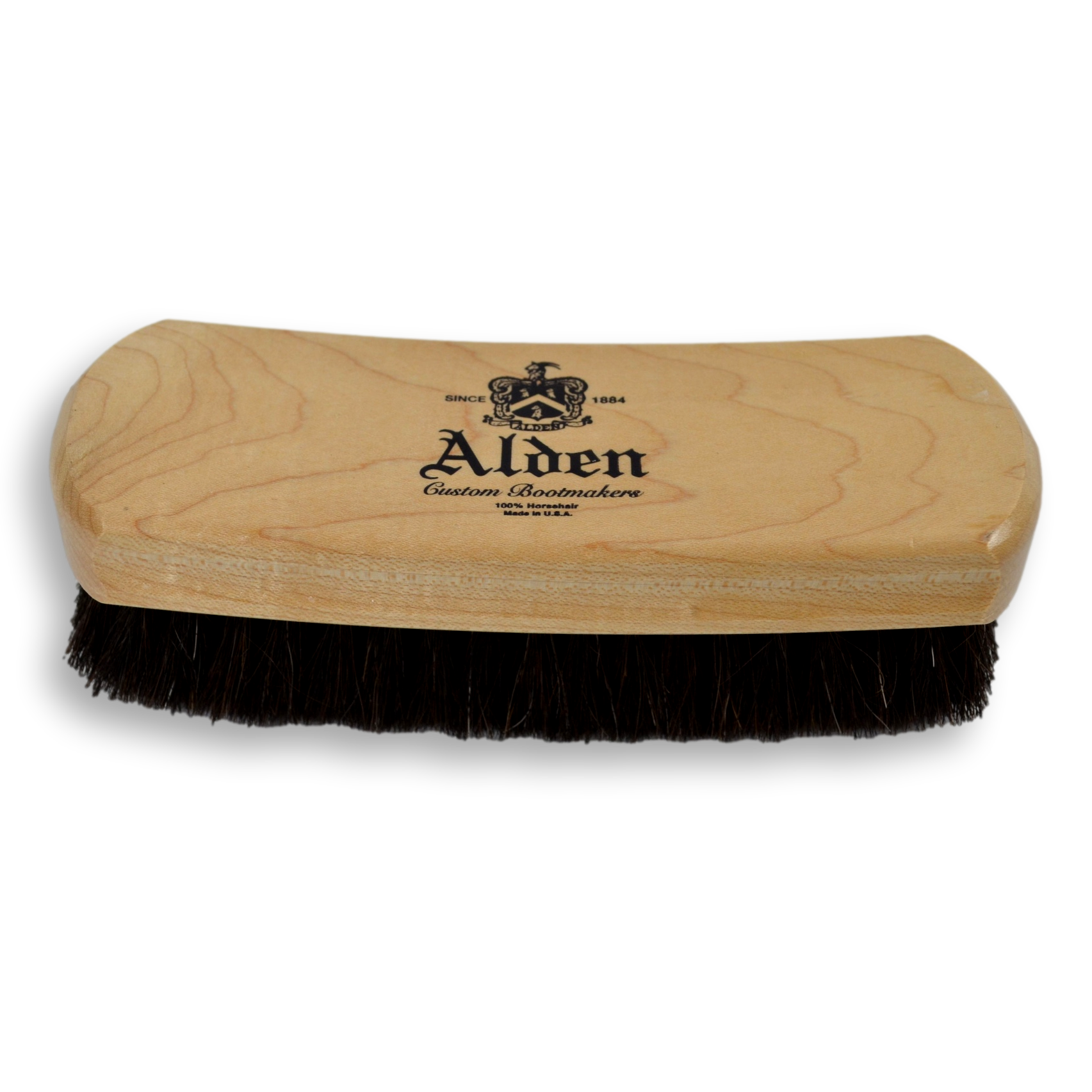 Alden 100% Horsehair Shoe Brush (6")