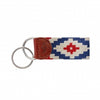 Gaucho Rojo Needlepoint Key Fob