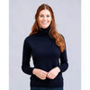 Charlotte Roll Collar Cashmere Sweater