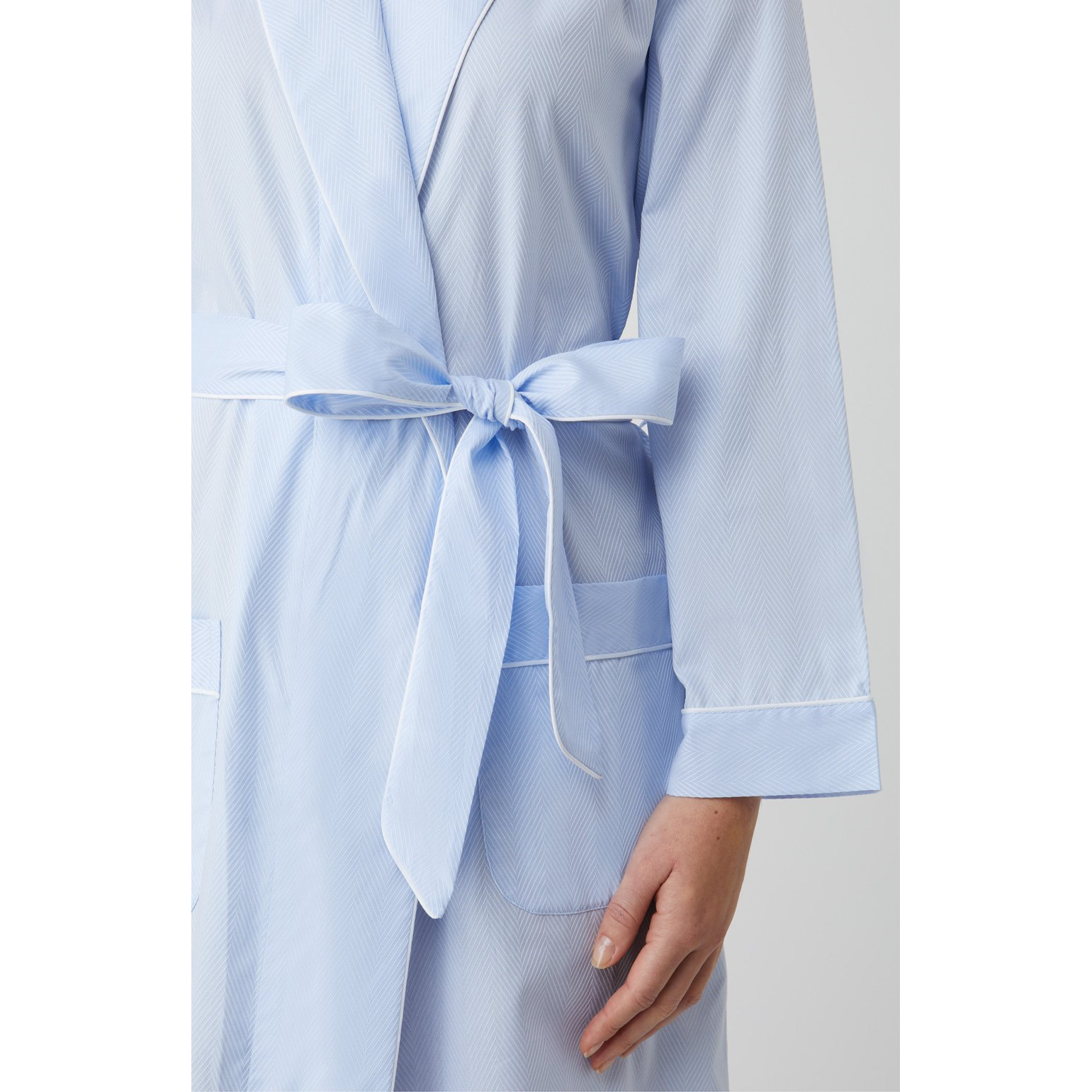 Brushed Cotton Flannel Dressing Gown