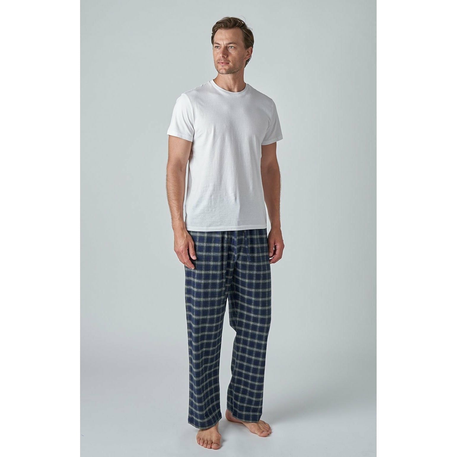 Men's Travel Inspired RVs and Wagons Print Soft Cotton Pajama Pants