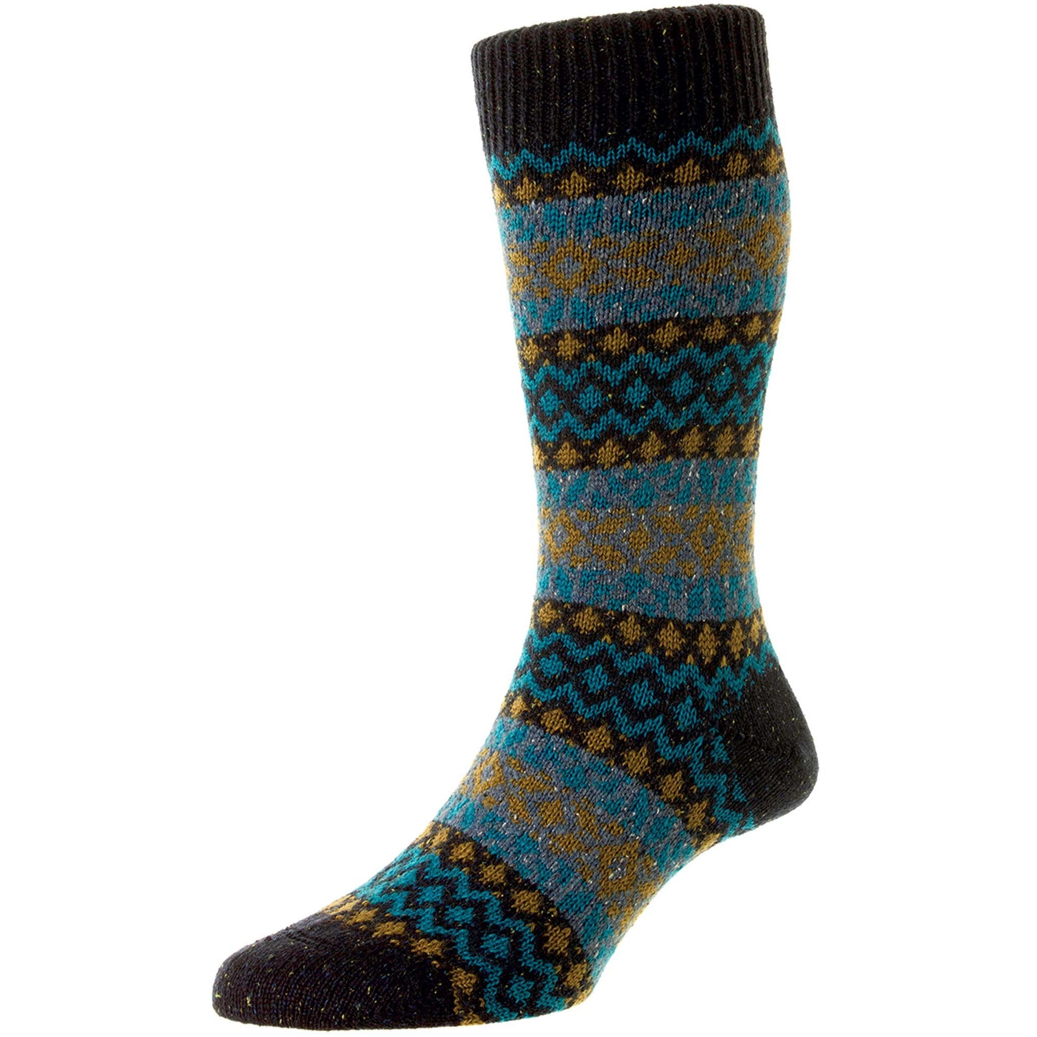 Fellcroft Fairisle Heavy Wool Socks