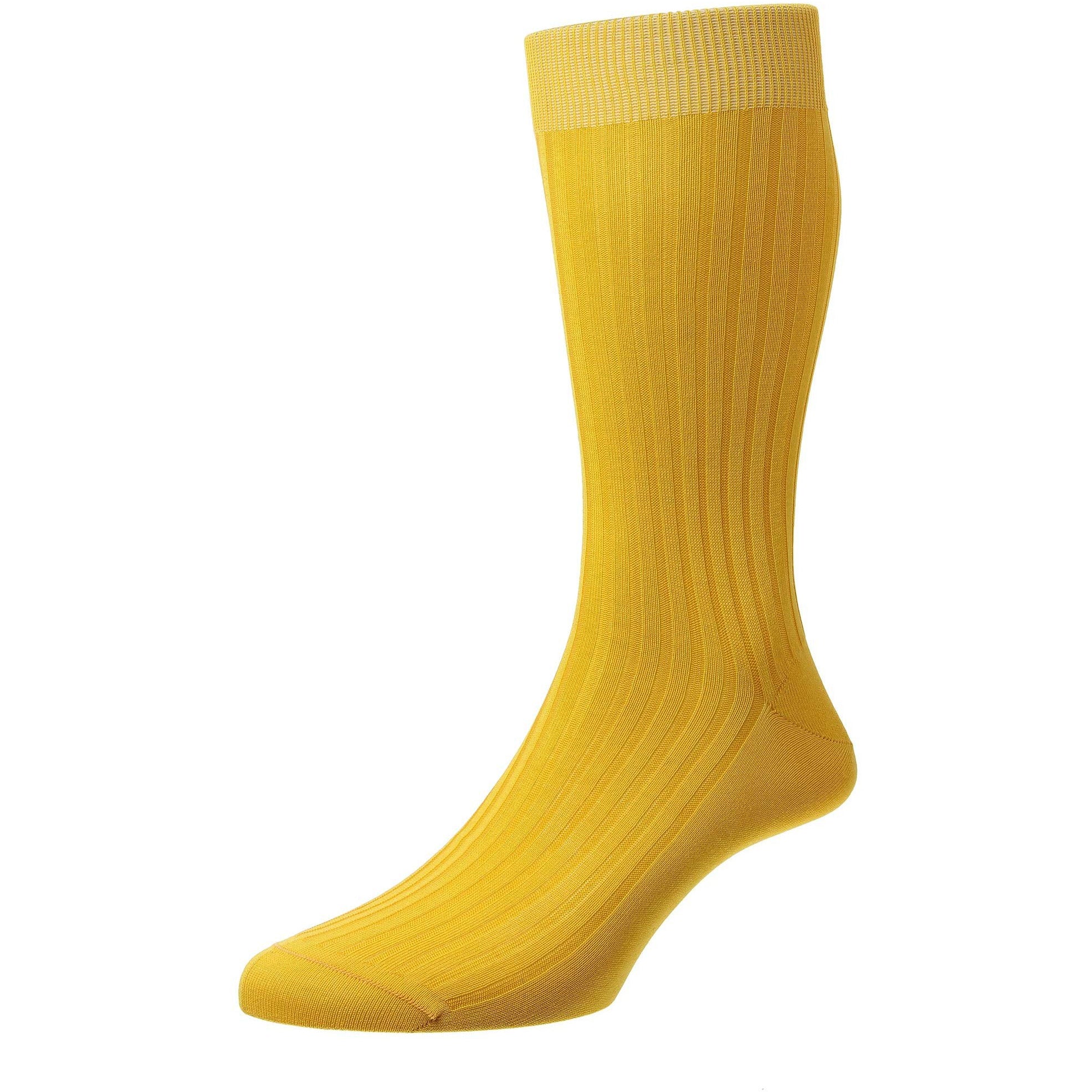 Danvers 5x3 Rib Cotton Lisle Dress Socks