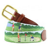 Back Nine Golf Needlepoint Belt
