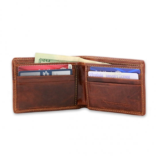 Jolly Roger Needlepoint Bi-Fold Wallet