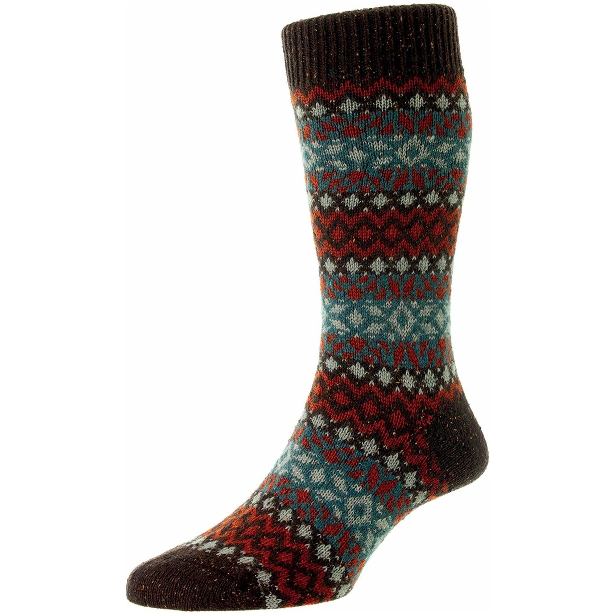 Fellcroft Fairisle Heavy Wool Socks